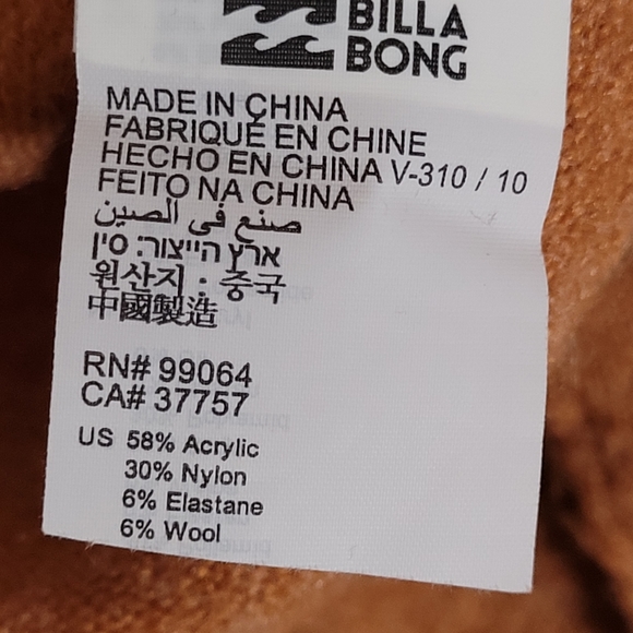 Billabong Without A Crew Sweater | Cutout Sweater | Brushed Wool Sweater | M - Picture 10 of 12